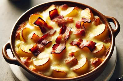 Recette My Barbecue : tartiflette au four à bois