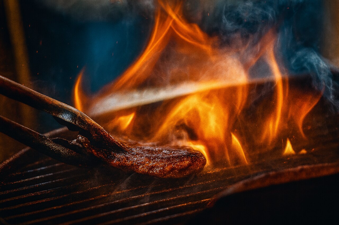 Barbecue à bois et charbon