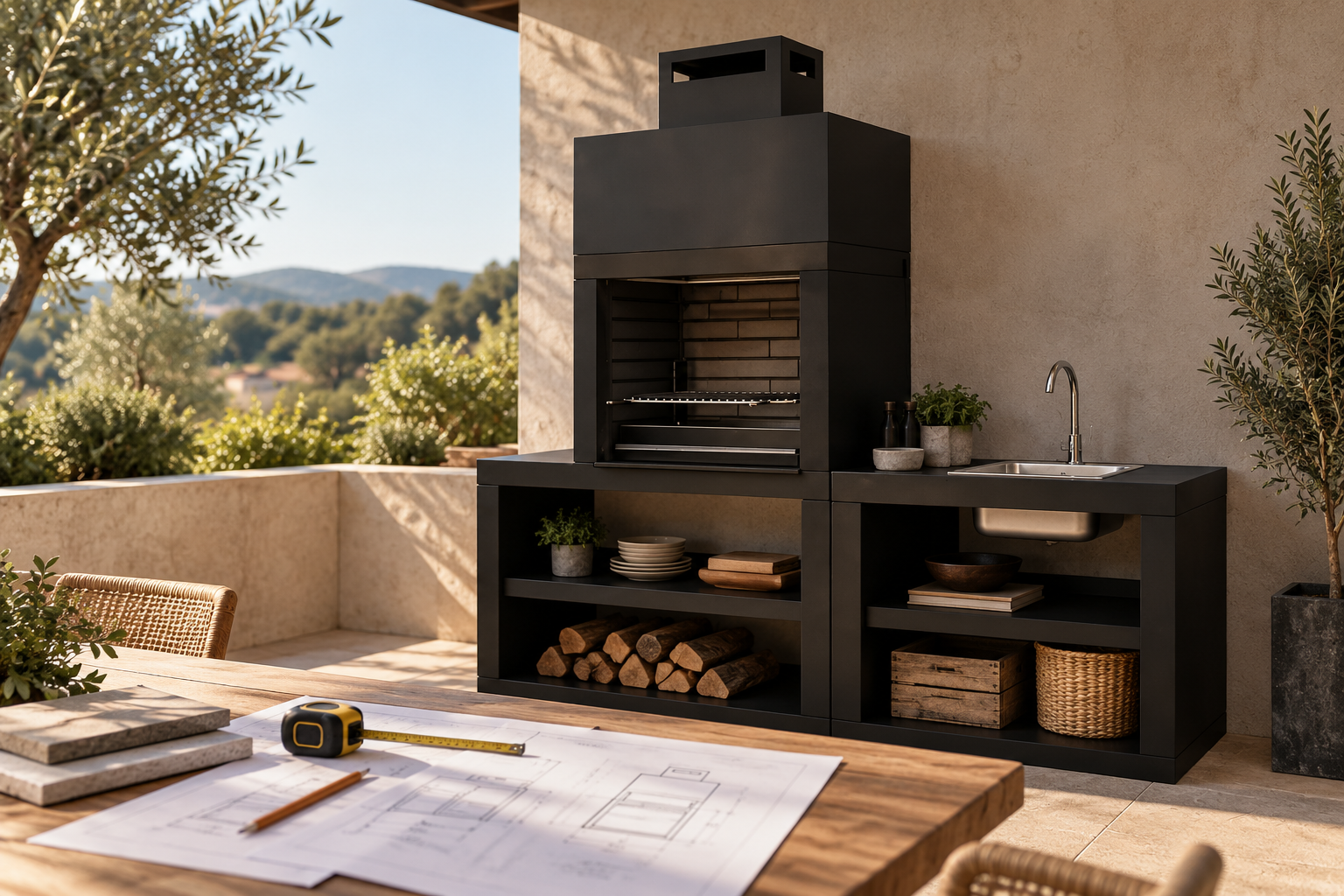 Barbecues fixes en France : normes et installation