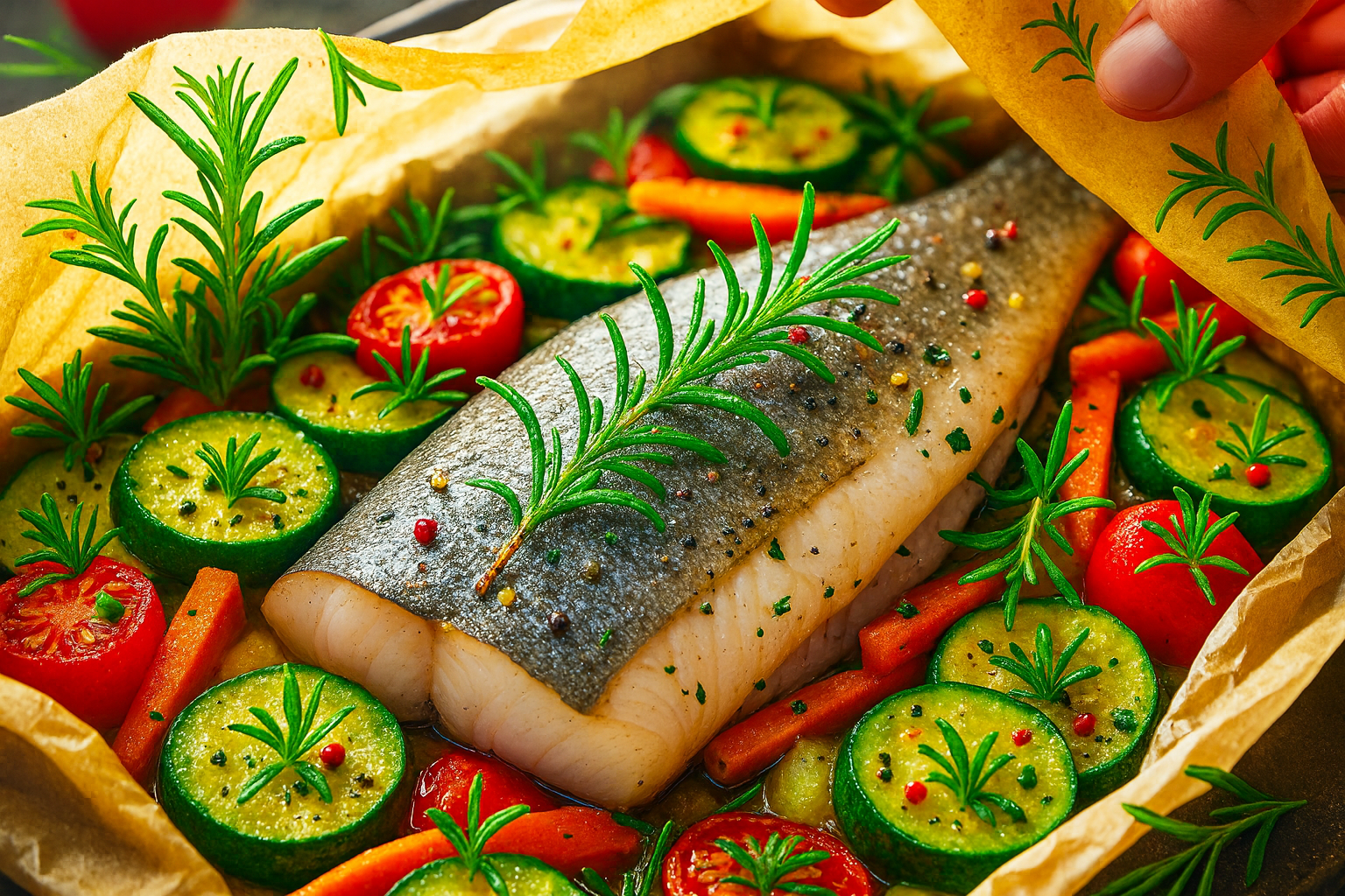 Cuisson en papillote au barbecue