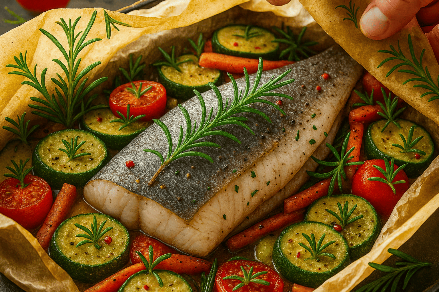 Cuisson en papillote au barbecue