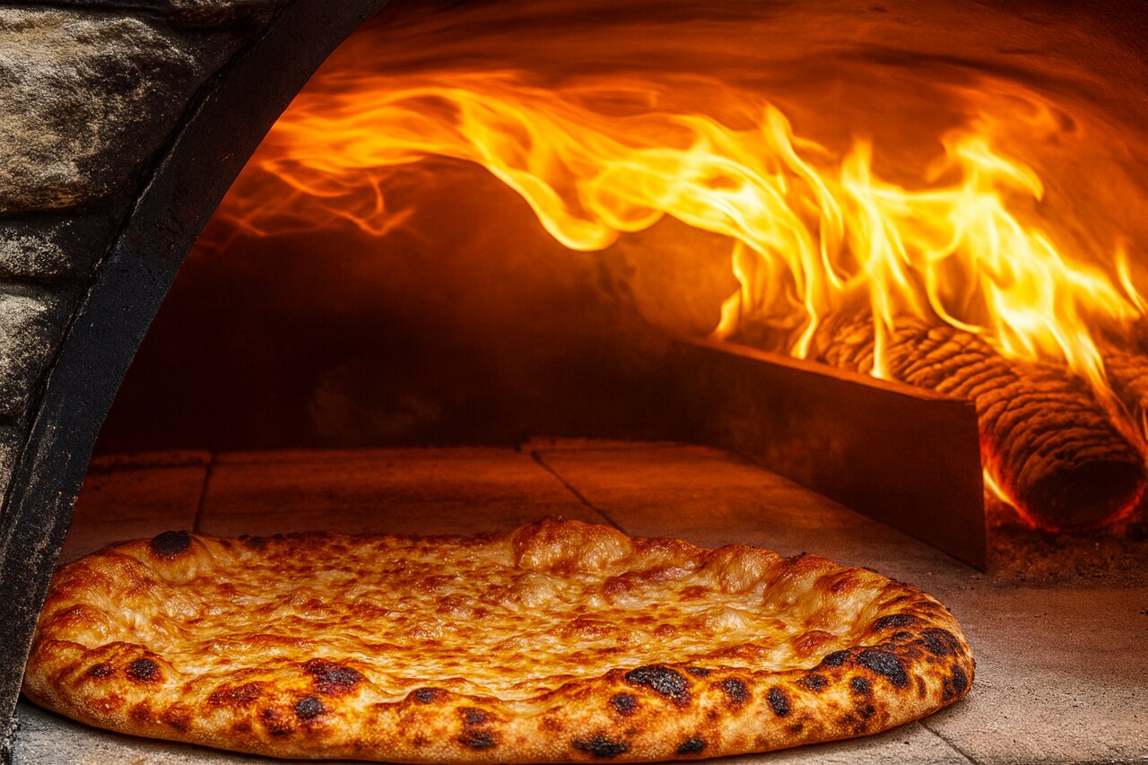 Pain ou pizza au four