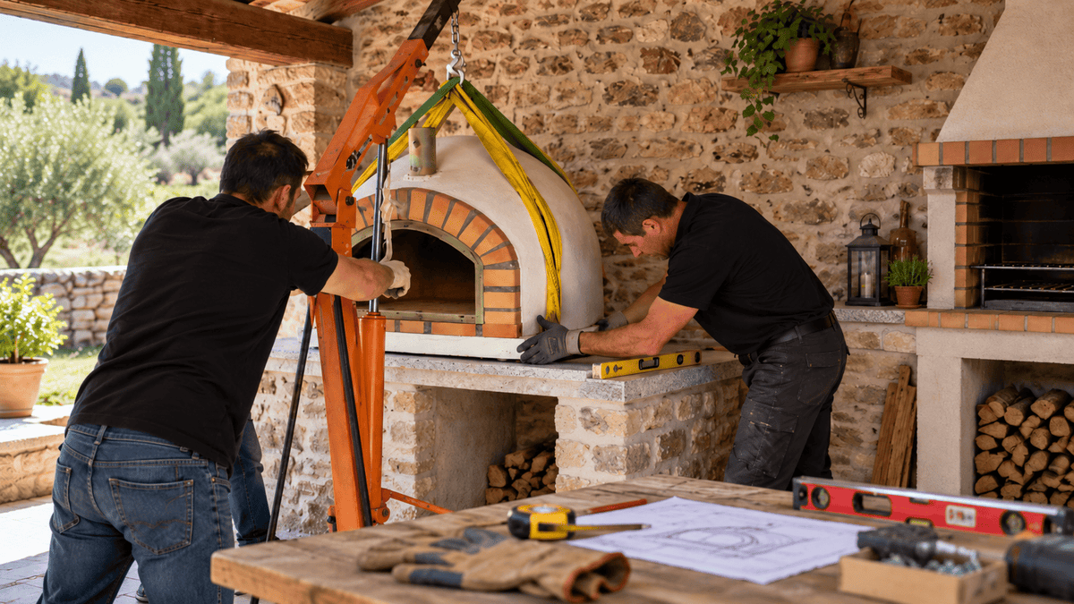Préparer l’installation d’un barbecue fixe ou d’un four à bois