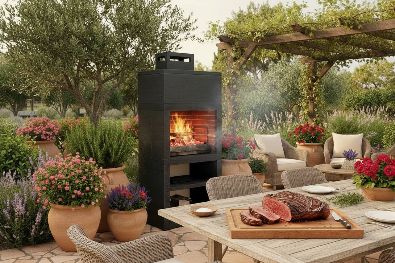 Recette barbecue charbon pas chère : paleron de bœuf mariné