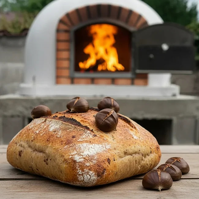 Recette pain aux châtaignes au four à bois