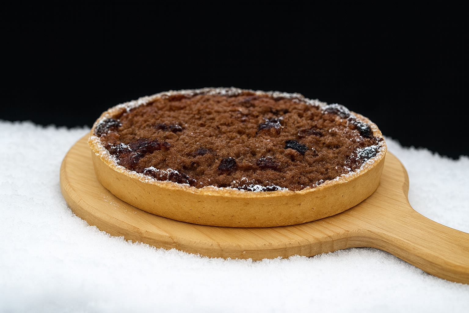 Tarte crumble aux pommes dorée cuite au four à bois Maximus