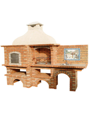 Barbecue en Brique avec Four et Évier