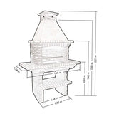 barbecue vertical pierre en ligne pr4020f