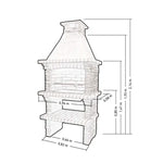 barbecue en pierre brico pr4000f