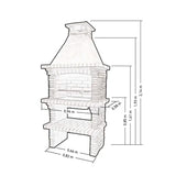 barbecue en pierre brico pr4000f