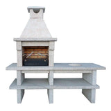 Barbecue en granit extérieur du Portugal GR054F