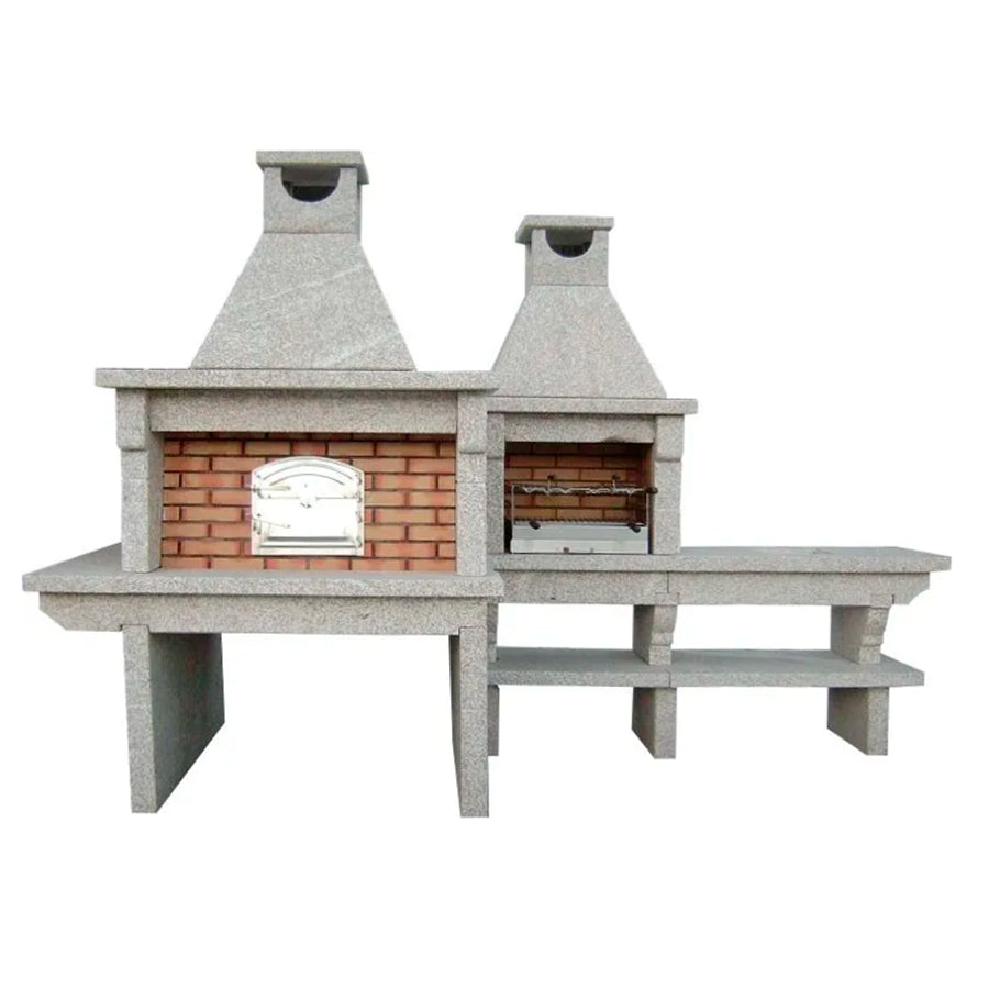 Barbecue granit avec four et évier GR56F
