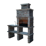 barbecue pierre reconstituee avec evier av270f