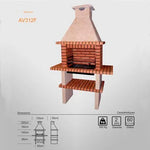 barbecue en brique fixe av312f