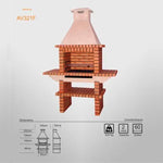 Barbecue AV321F installé