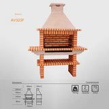 Barbecue AV323F installé