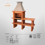 Barbecue AV325F installé