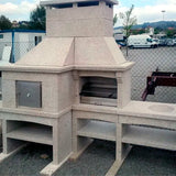 barbecue granit avec four a pizza gr65f