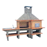 Four à pain et barbecue en brique AV357F