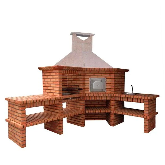 Barbecue d'angle avec four AV360B