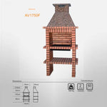 barbecue en brique leopard av1750f