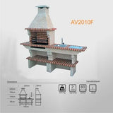 barbecue en brique pour exterieur av2010f