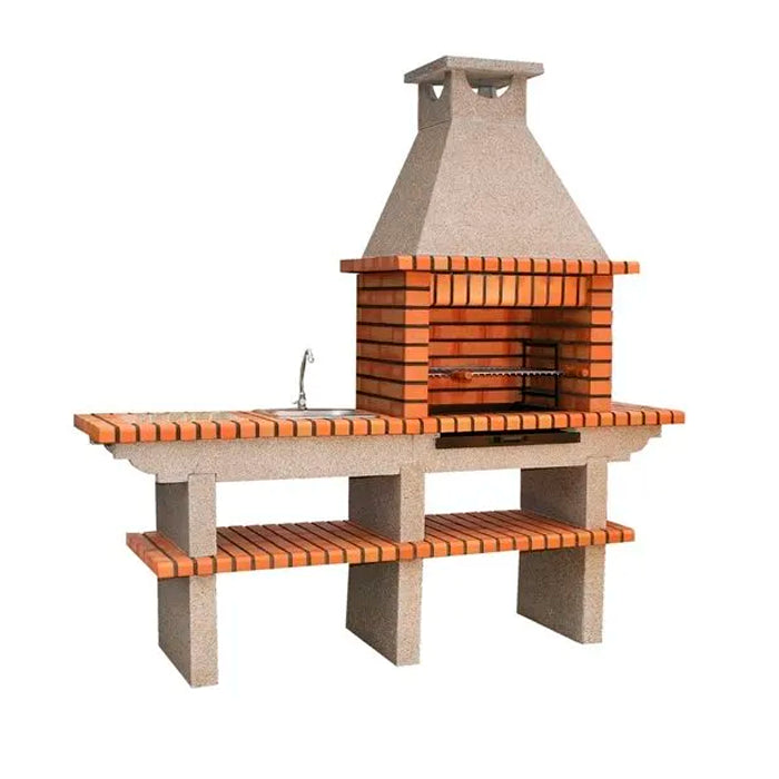 Barbecue en brique avec évier AV332F