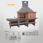 barbecue et four a pizza exterieur av5300f