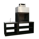 Barbecue moderne avec évier AV30M