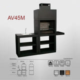 barbecue moderne avec evier av45m