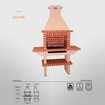 barbecue brique fixe av314f