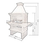 barbecue en pierre du portugal pr4210f