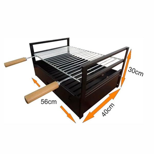 grilloir a poser en fer 56x40 ac56f