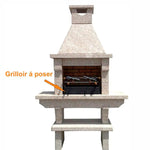 grilloir a poser en fer 56x40 ac56f