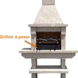 grilloir a poser en fer 75x40 ac42f