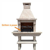 grilloir a poser en fer 80x40 ac50f