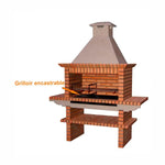 grilloir encastrable en fer 88x44 ac44f