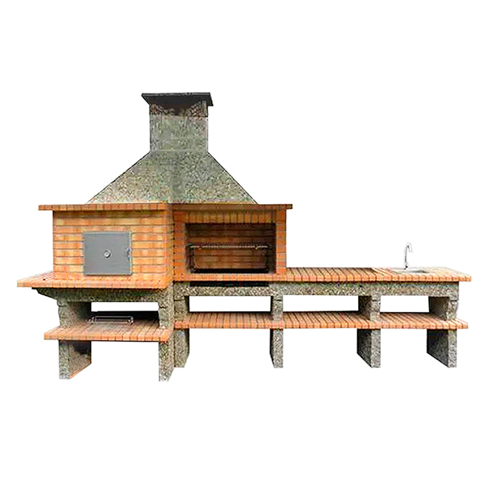 four a pain et barbecue en brique av358f