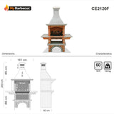 Portuguese Brick Barbecue CE2120F