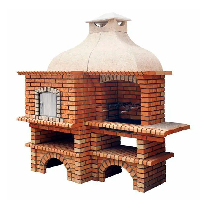 barbecue en brique avec four ce9080f