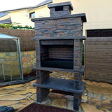 pas cher barbecue en beton av265f