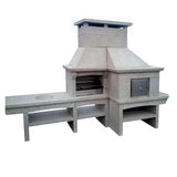 Barbecue en Granit avec four a Pizza GR65F