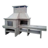 Barbecue en Granit avec four a Pizza GR65F