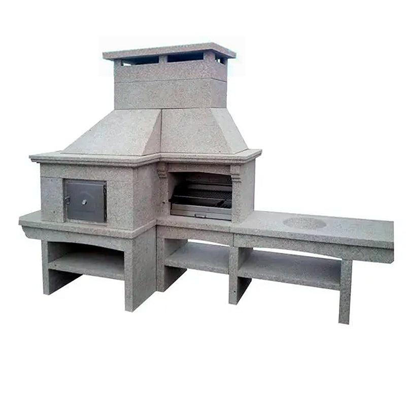 Barbecue en Granit avec four a Pizza GR65F