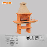 Kit Barbecue avec Evier Inox AV331F