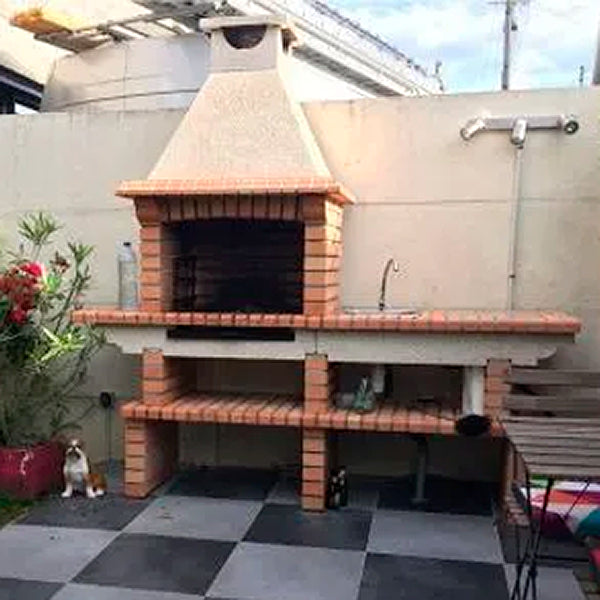 barbecue avec evier inox av2200f