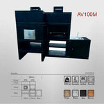 barbecue ligne moderne avec four et evier av100m