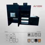 barbecue ligne moderne avec four et evier av100m