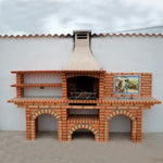 barbecue en brique avec evier ce6010f