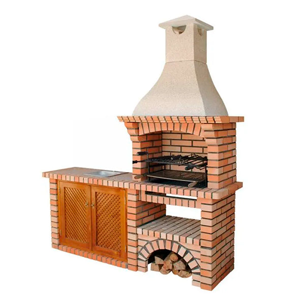 barbecue a charbon de jardin avec evier ce8010f